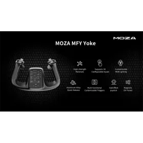   Moza Racing kiegészítő - Flight MFY YOKE vezérlő (Hall effect, RGB)