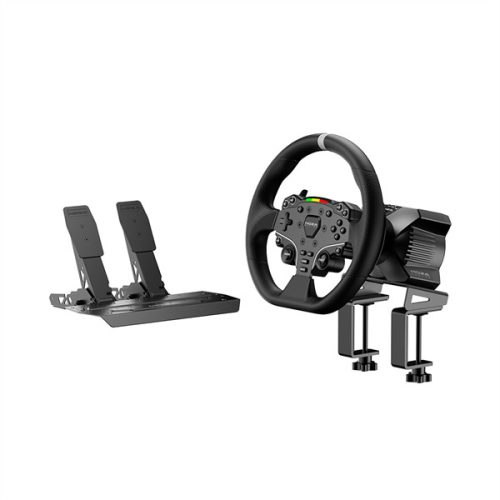 Moza Racing csomag - R3 PC Szimulátor szett (Direct Drive, R3 bázis, ES kormány, SR-P Lite pedál, bilincs)