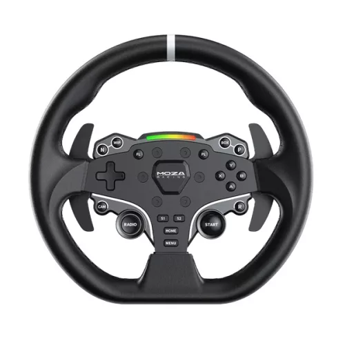 Moza Racing csomag - R5 PC Szimulátor szett (Direct Drive, R5 bázis, ES kormány, SR-P Lite pedál, bilincs)