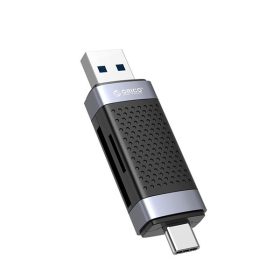   Orico Kártyaolvasó - CD2D-AC2-BK (Bemenet: USB-C/USB-A,  Kimenet: SD/TF)