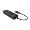 Orico USB2.0 Hub - FL02-BK (4 port, Bemenet: USB-A, Kimenet: 4xUSB-A, fekete)