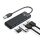 Orico USB3.0 Hub - PAPW4A-U3-015-BK (4 port, Bemenet: USB-A, Kimenet: 4xUSB-A3.0, fekete)