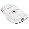 Rampage Vezeték Nélküli Egér - PROTE M5 (Pixart PAW3311, Huano 80M, 24000 DPI, 400mAh, 6 gomb, RGB, Type-C, fehér)