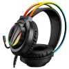 Rampage Fejhallgató - RM-K17 X-MONARCH (mikrofon, 7.1 hangzás, USB, hangerőszabályzó, 2m kábel, RGB, fekete)