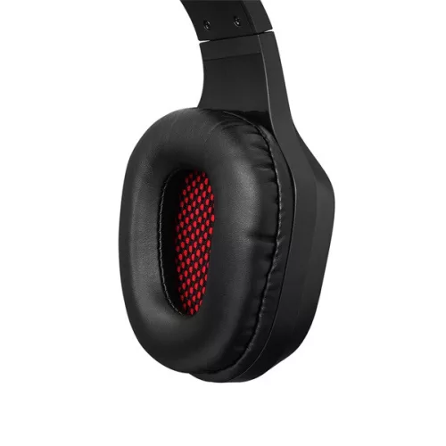 Rampage Fejhallgató - RM-K90 VECTOR (mikrofon, USB, 3,5 Jack, hangerőszabályzó, nagy-párnás, fekete)