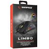 Rampage Egér Gamer - SMX-R33 LIMBO (6400DPI, 7 gomb, makro, RGB LED, 1,5m harisnyázott kábel, fekete)