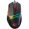 Rampage Egér Gamer - SMX-R76 BOLT (1000DPI, 7 gomb, makro, RGB LED, 1,5m harisnyázott kábel, fekete)