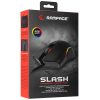 Rampage Egér Gamer - SMX-R120 SLASH (7200DPI, 7 gomb, makro, RGB LED, 1,8m harisnyázott kábel, fekete)