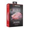 Rampage Egér Gamer - SMX-G68 SPEAR (7200DPI, 7 gomb, makro, RGB LED, 1,5m harisnyázott kábel, pink)