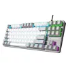 Rampage Billentyűzet - SNUG K14 Black US (Vezetékes, Mechanikus, Red switch, angol, fekete, RGB LED)