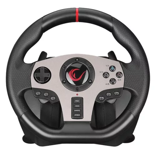 Rampage Gamer kormány - V902  (PC, 3 pedál+váltókar, vibrálás)