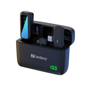Sandberg Mikrofon - Streamer USB-C Wireless Mic x2
