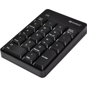   Sandberg Billentyűzet Vezeték Nélküli - Wireless Numeric Keypad 2 (numerikus billentyűzet; fekete)