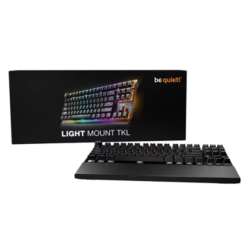 Be Quiet! Billentyűzet - Light Mount TKL Silent (Tactile, UK kiosztás, fekete)