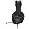 Spirit of Gamer Fejhallgató - ELITE H50 Black (MultiPlatform, RGB, 3.5mm Jack, mikrofon, hangerőszabályzó, nagy-párnás)