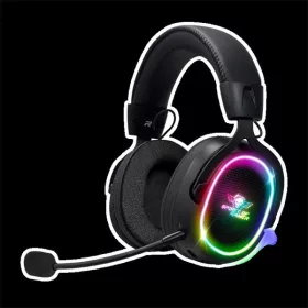   Spirit of Gamer Wireless Fejhallgató - MIC-XH1200 (MultiPlatform,7.1,mikrofon, hangerőszabályzó, nagy-párnás, fekete)