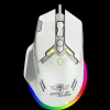 Spirit of Gamer Egér - ELITE-M60 White (Optikai, 20000 DPI, 1000Hz, 9 programozható gomb, RGB, vezetékes, fehér)