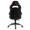 Spirit of Gamer szék - MUSTANG Red (állítható dőlés/magasság; kihajtható lábtartó; max.120kg-ig, piros)