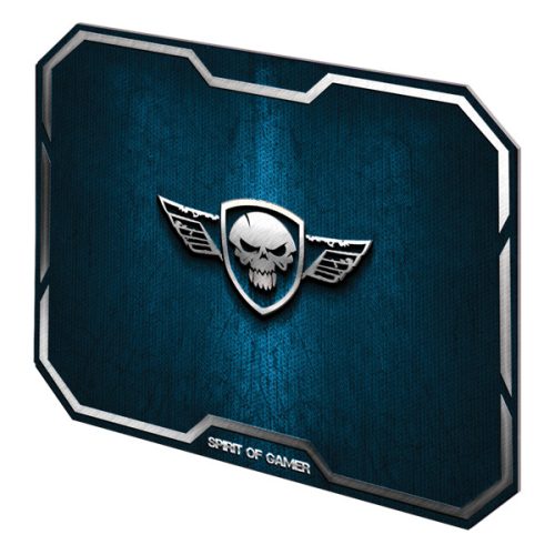 Spirit of Gamer Egérpad - WINGED SKULL Blue (295 x 235 x 3mm; kék)