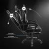 Spirit of Gamer szék - RAVEN (állítható dőlés/magasság; kihajtható lábtartó; max.120kg-ig, fekete)