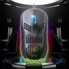 Spirit of Gamer Egér - S-PM4 RGB (Optikai, 12800DPI, 6 gomb, harisnyázott kábel, fekete)