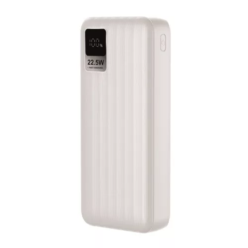S-Link Powerbank - G230 20000mAh (2xUSB, Micro usb, Type-C, PD20W+QC3.0, led, fehér)