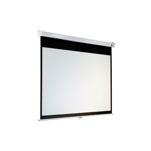 EliteScreens 100" (16:9) manuális fali vászon M100HSR-Pro (221 x 125 cm, Fehér váz)