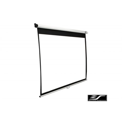 EliteScreens 136" (1:1) manuális fali vászon M136XWS1 (244 x 244 cm, Fehér váz)