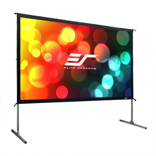 EliteScreens 135" (16:9) mobil szabadtéri vászon OMS135H2 (299 x 168 cm, Fekete) + táska