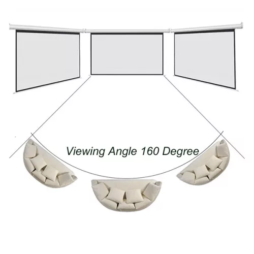 Everest 100" (1:1) manuális fali vászon - MPP-180 (180 x 180 cm, fehér váz)