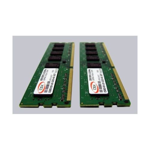 CSX Memória Desktop - 4GB Kit DDR3 (2x2GB, 1333Mhz, 128x8, CL9, 1.5V)