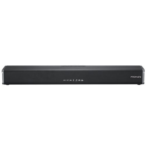 Promate Hangszóró Soundbar - CASTBAR 60 (60W, BT v5.0, built-in mélynyomó, távírányító, HDMI, AUX, fekete)