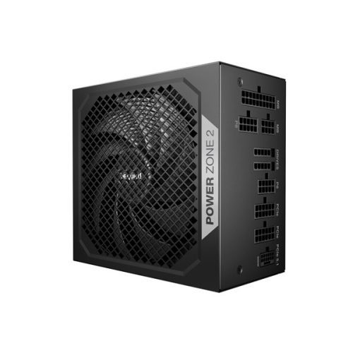 Be Quiet! Tápegység 850W - POWER ZONE 2 (80+ Platinum, ATX3.1, moduláris, félpasszív ventilátor, fekete)