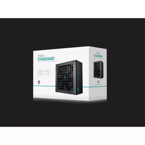 DeepCool Tápegység 550W - Gamerstorm PF550L (80 Plus, ATX2.31, Aktív PFC, 12cm )