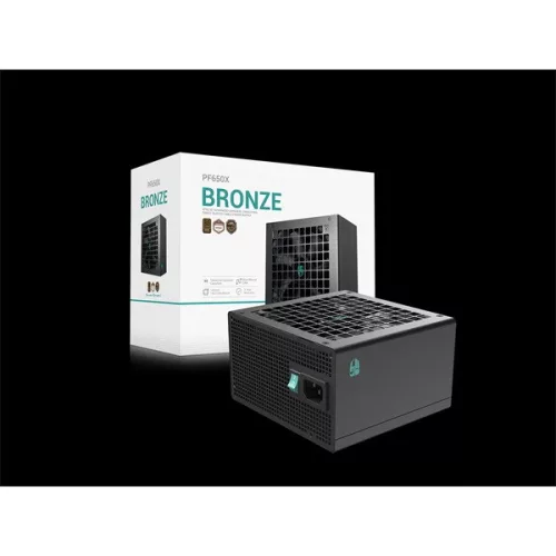 DeepCool Tápegység 650W - Gamerstorm PF650X (80 Plus Bronze, Aktív PFC, 12cm)