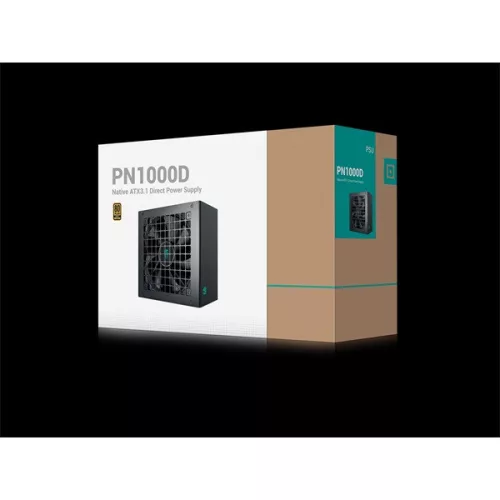 DeepCool Tápegység 1000W - PN1000-D (80 Plus Gold, ATX 3.1. Aktív PFC, )