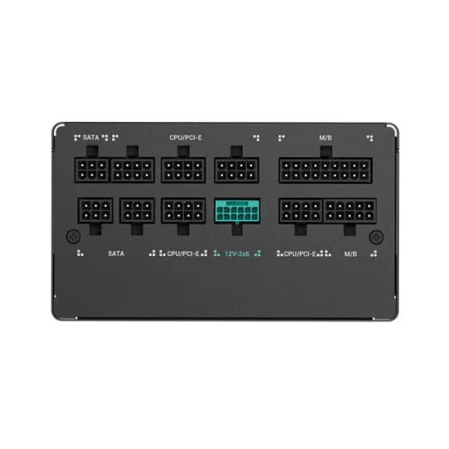 DeepCool Tápegység 650W - Gamerstorm PN650-M (80 Plus Gold, ATX3.1, PCI-E 5.1, Aktív PFC, Full moduláris, 12cm)