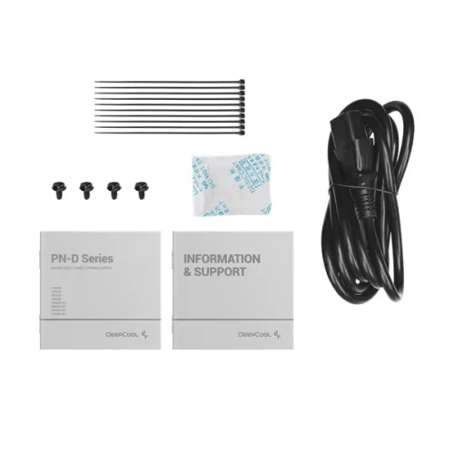 DeepCool Tápegység 750W - Gamerstorm PN750-D (80 Plus Gold, ATX3.1, PCI-E 5.1, Aktív PFC, 12cm)
