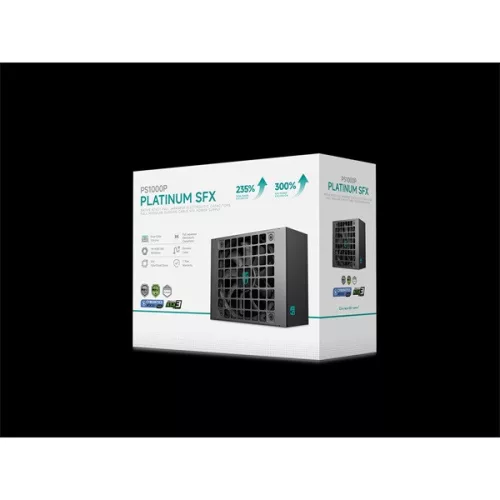 DeepCool Tápegység 1000W - Gamerstorm PS1000P (80 Plus Platinum, SFX, ATX3.1, Aktív PFC, 12cm)