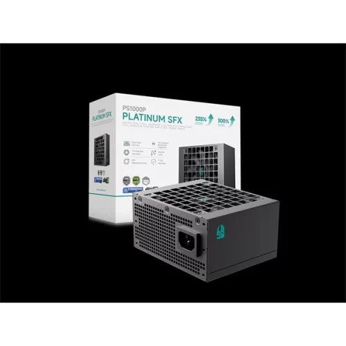 DeepCool Tápegység 1000W - Gamerstorm PS1000P (80 Plus Platinum, SFX, ATX3.1, Aktív PFC, 12cm)