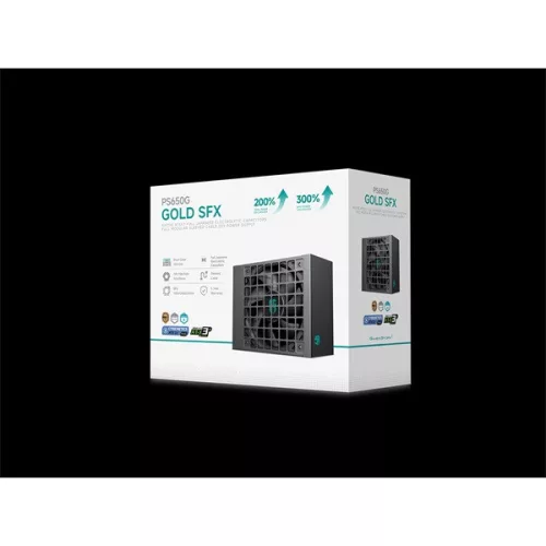 DeepCool Tápegység 650W - Gamerstorm PS650G (80 Plus Gold, SFX, ATX3.1, Aktív PFC, 12cm)