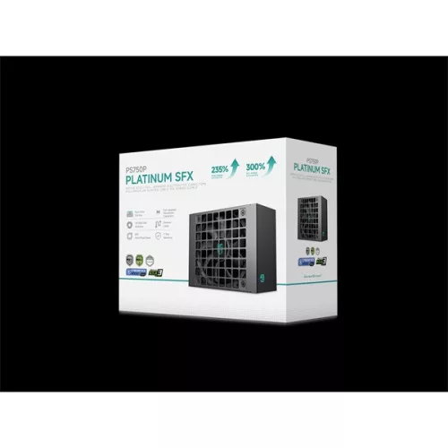 DeepCool Tápegység 750W - Gamerstorm PS750P (80 Plus Platinum, SFX, ATX3.1, Aktív PFC, 12cm)