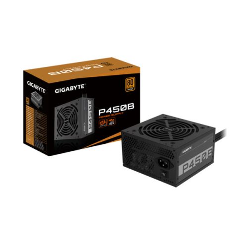 Gigabyte Tápegység 450W - P450B (80 Plus Bronze, Aktív PFC, 12cm)