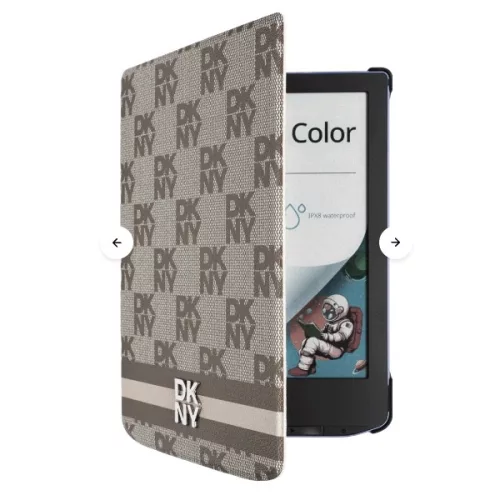 PocketBook E-book Tok - SH-634-BG-DKNY-WW (Shell, DKNY, Verse PB629 / Verse Pro PB634, bézs)