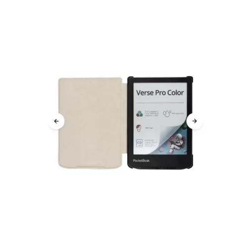 PocketBook E-book Tok - SH-634-BG-DKNY-WW (Shell, DKNY, Verse PB629 / Verse Pro PB634, bézs)