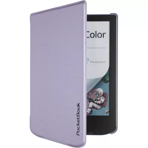 PocketBook E-book Tok - SH-TR-634-LPL-WW (Shell, PB619 / PB629 / PB634, átlátszó, kézpánt, lila)