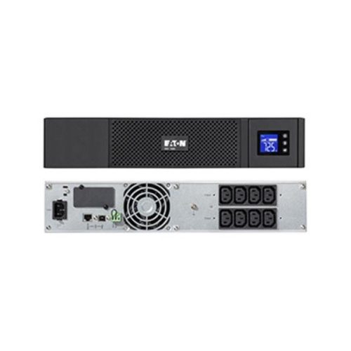 EATON szünetmentes 1000VA - 5SC1000IR (8x C13 kimenet, vonali-interaktív, LCD, USB, Rack 2U/Torony)