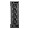 EATON szünetmentes 650VA - ELP650DIN (4 Schuko kimenet, line-interaktív, LCD, USB, szoftver, AVR, rack/torony)