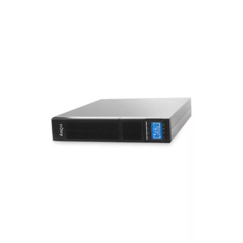 NJOY Szünetmentes 10000VA - Balder 10000 (On-line, RS232, USB, szoftver, LCD kijelző, 3U rack,) akkumulátor nélkül!