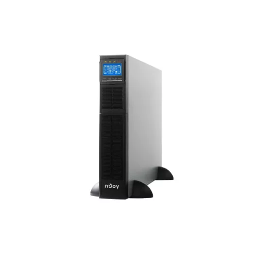 NJOY Szünetmentes 6000VA - Balder 6000 (On-line, RS232, USB, szoftver, LCD kijelző 2U rack) akkumulátor nélkül!